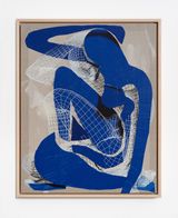 Blue Nude I Extended after Matisse by Matthew Stone contemporary artwork painting
