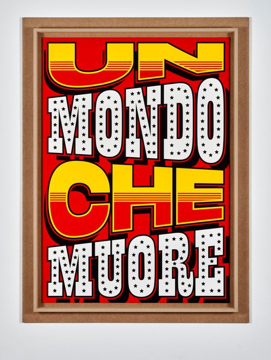 Un Mondo Che Muore  3 by Olaf Nicolai contemporary artwork Print