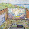 Edvard Munchs Outdoor Studio at Skrubben Norway by Damian Elwes contemporary artwork Painting