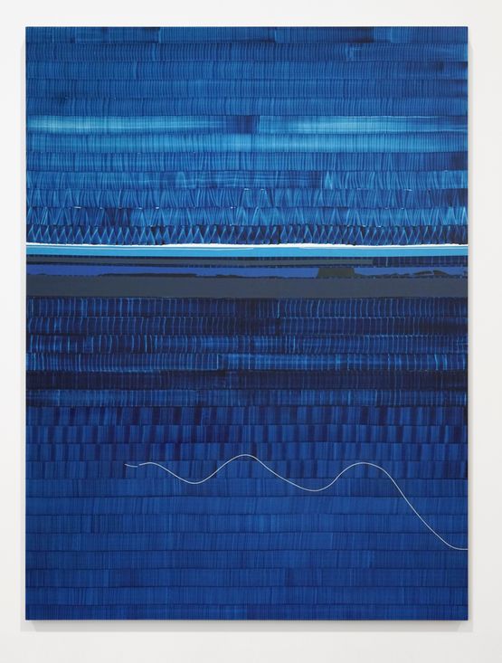 Sone que revelabas Hudson blue by Juan Usle contemporary artwork Painting