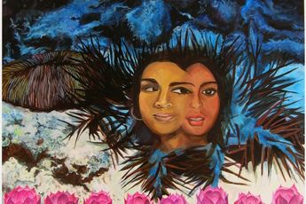 Contemporary art exhibition Chitra Ganesh Upon Her Precipice at Thomas Erben Gallery New York United States