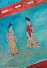 Dialogue by Zhao Gang contemporary artwork painting