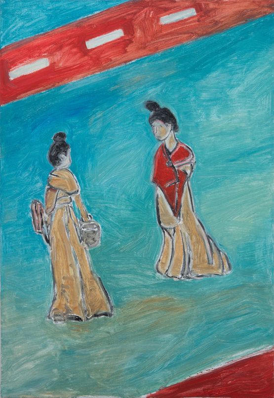 Dialogue by Zhao Gang contemporary artwork Painting