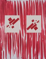 Hiding in Plain Sight by David Diao contemporary artwork painting