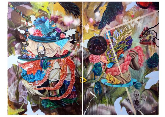 Starting this feeling by Gilang Fradika contemporary artwork Mixed Media