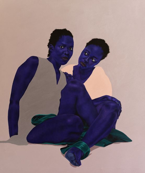 Half Breeds by Stacey Gillian Abe contemporary artwork Painting