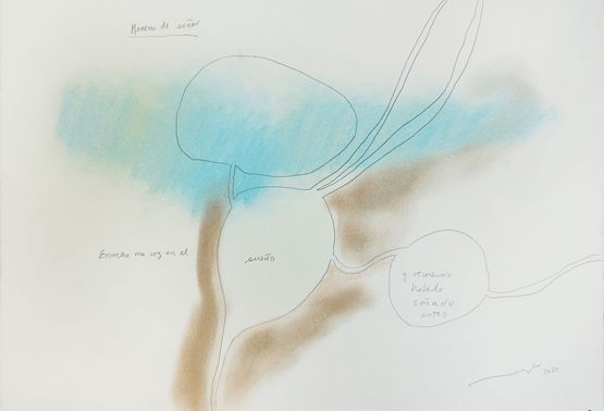 Bajo los parpados IV by Magali Lara contemporary artwork Works on Paper