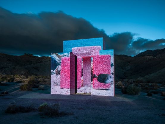 Dive-In by Superflex contemporary artwork Moving Image
