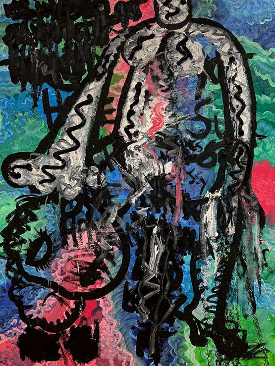 Untitled by Bjarne Melgaard contemporary artwork Painting