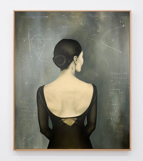 The Motion of Planets Around the Earth by Heather Straka contemporary artwork Painting
