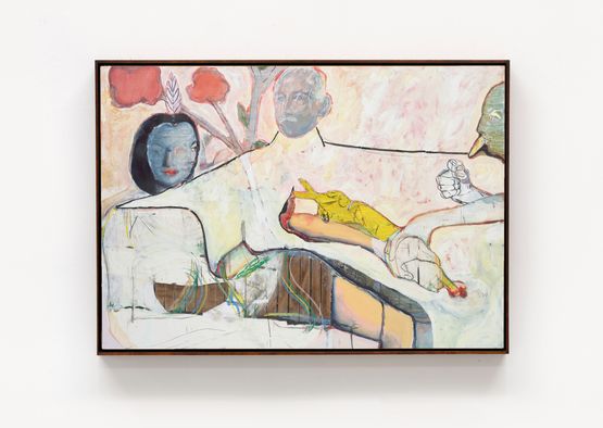 The Act of Painting by Magnus Plessen contemporary artwork Painting
