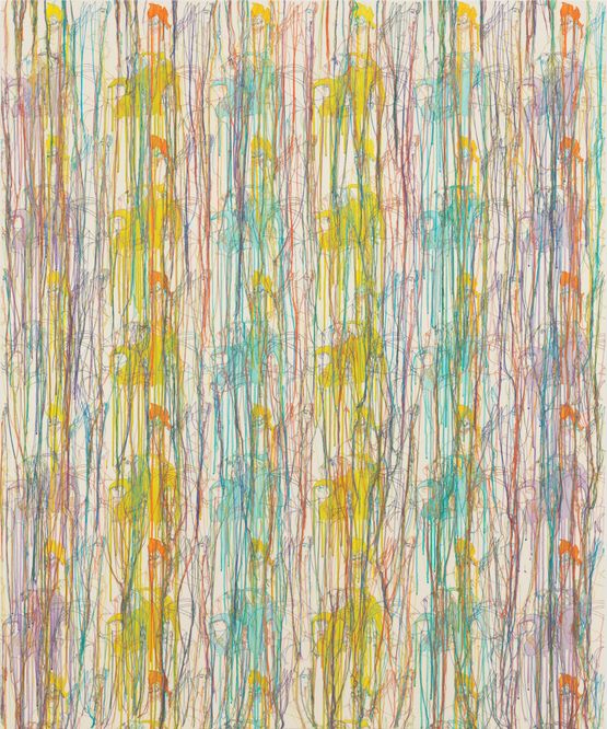 The Sea Witch by Ghada Amer contemporary artwork Mixed Media