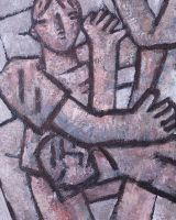 Untitled Couple II by Heesoo Kim contemporary artwork painting