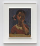 Untitled Portrait of a Young Girl by Hughie Lee-Smith contemporary artwork painting works on paper