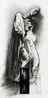 Extases 4 Marie de lIncarnation by Ernest Pignon-Ernest contemporary artwork Print