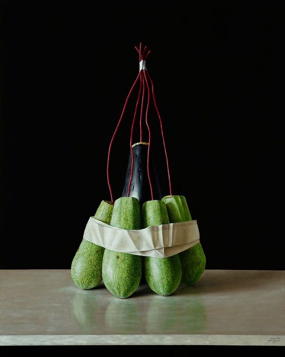 The Terror Group by Othman Moussa contemporary artwork Painting