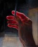 Mano Translucida by Rafael Cidoncha contemporary artwork Painting