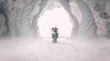 Beneath a frozen sea Shadows make the light shine brighter by Juz Kitson contemporary artwork moving image