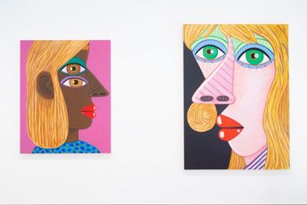 Contemporary art exhibition Brian Calvin More Days at Almine Rech Paris Matignon France