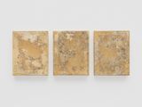 Underground Yellow and Yellow by Edith Dekyndt contemporary artwork textile