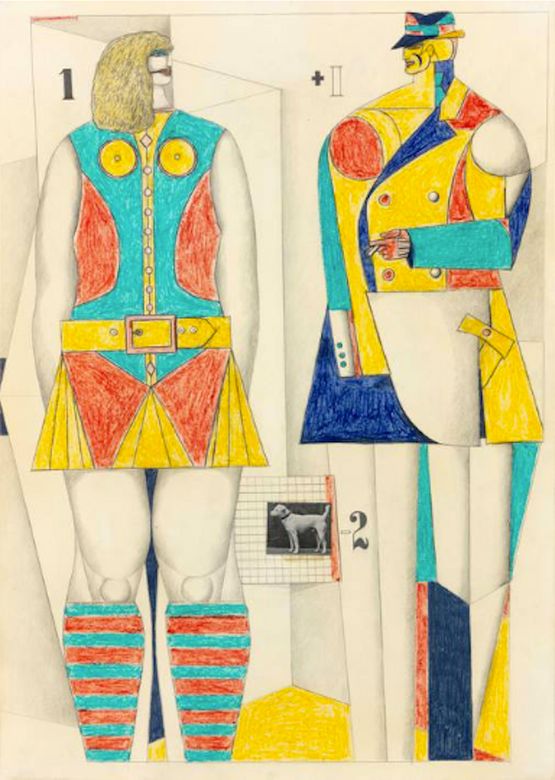 112 by Richard Lindner contemporary artwork Painting