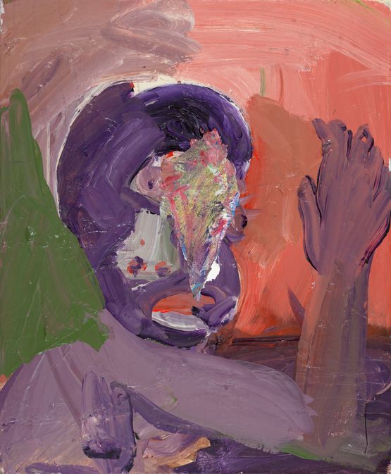 Howl by Xiao Kegang contemporary artwork Painting
