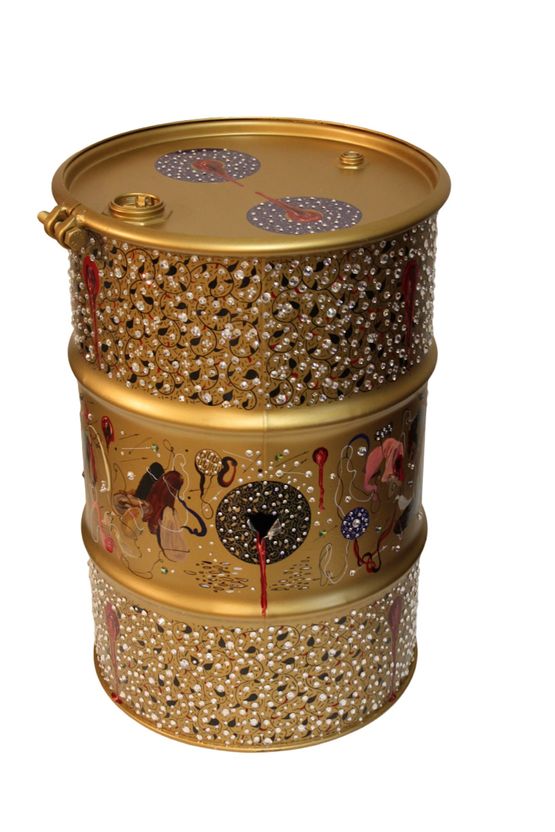Oil Barrel 29 by Shiva Ahmadi contemporary artwork Painting