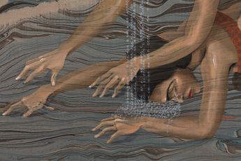 Contemporary art exhibition Hayv Kahraman What cannot be said will be wept at Pilar Corrias Conduit Street United Kingdom