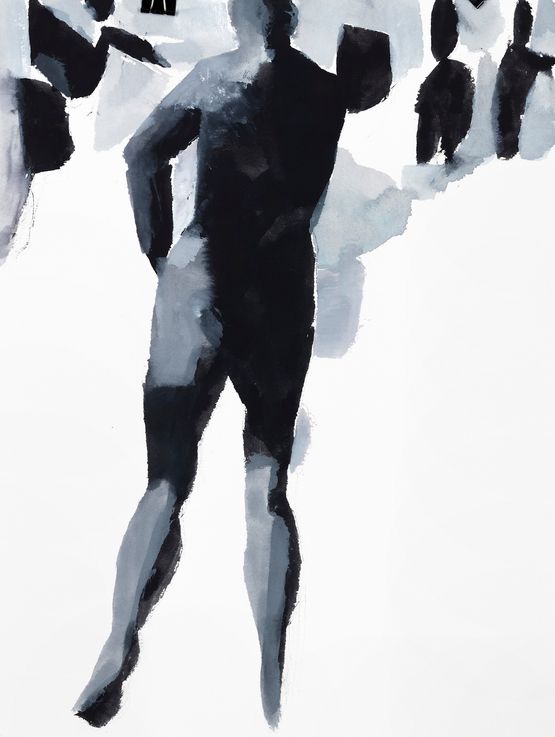 Sans titre by Marc Desgrandchamps contemporary artwork Works on Paper