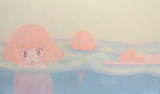 Staying afloat 3 by Yeo Kaa contemporary artwork Painting