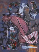 Tools Are Validated Inside of the Holes by Kaito Itsuki contemporary artwork painting