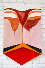 Fluid ground above and below-II by Rupali Patil contemporary artwork works on paper