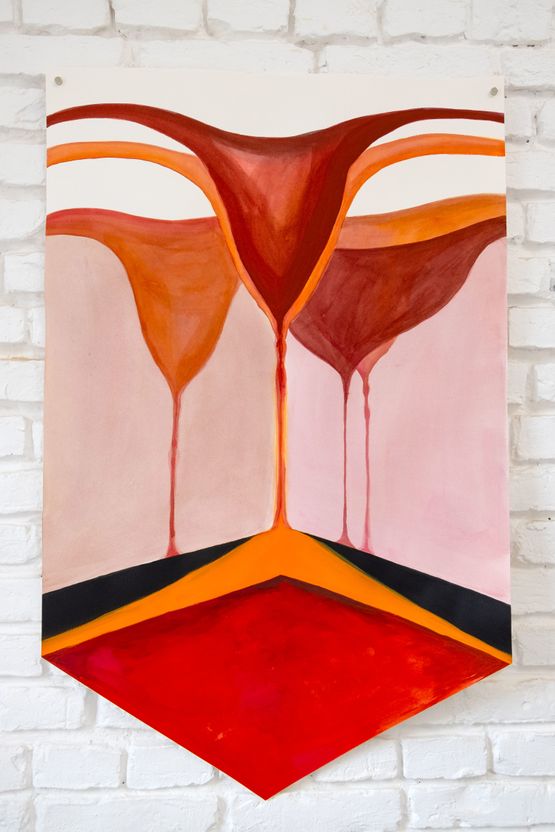 Fluid ground above and below-II by Rupali Patil contemporary artwork Works on Paper