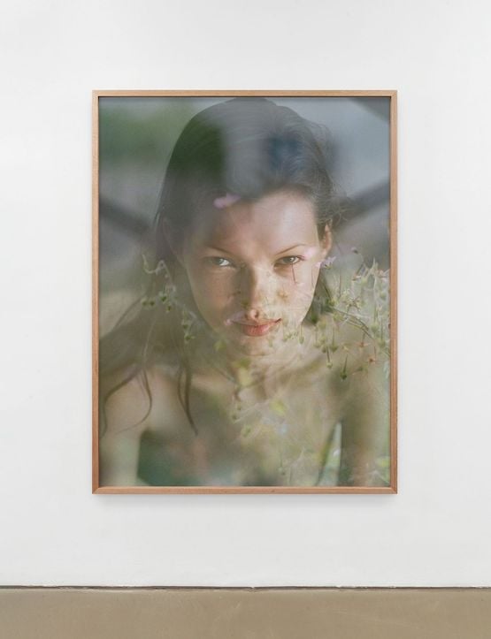 Imagine Kate Central Blue Flower by Yves Scherer contemporary artwork Sculpture