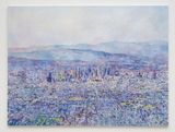 Los Angeles from a Plane by Keith Mayerson contemporary artwork painting