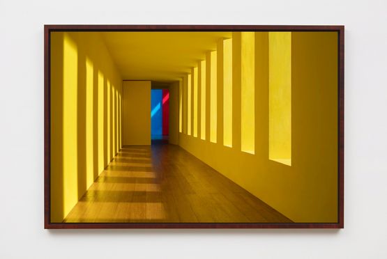 Yellow Passage by James Casebere contemporary artwork Painting