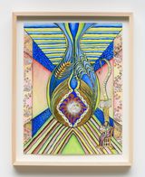 I Hildegard saw by Faith Wilding contemporary artwork drawing works on paper