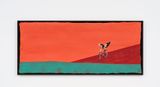 Fahrrad Kunststuck by Lotte Maiwald contemporary artwork painting