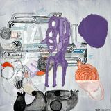 West by Shane Cotton contemporary artwork painting