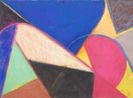 Three Way Nine by Samia Halaby contemporary artwork Painting