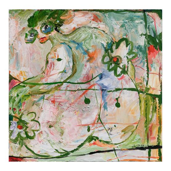 Witness by Norma Fauza contemporary artwork Painting