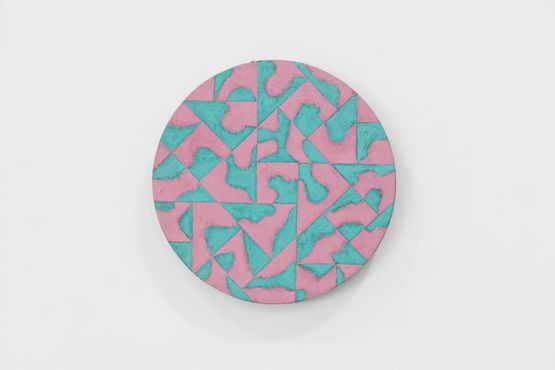 Green and Pink NYC by Lydia Okumura contemporary artwork Painting