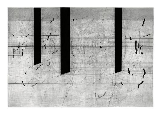 Incomplete Measures 3 by Seher Shah contemporary artwork Works on Paper