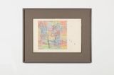 Untitled Network coloured by Stefan Bertalan contemporary artwork drawing works on paper