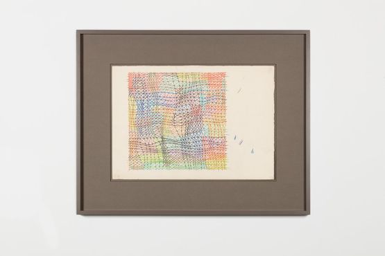 Untitled Network coloured by Stefan Bertalan contemporary artwork Works on Paper