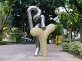 Grounding Points Settling In 2023Stainless steel fibreglass270 x 120 x 120 cmAH23001Aki HassanGrounding Points Settling In by Aki Hassan contemporary artwork sculpture