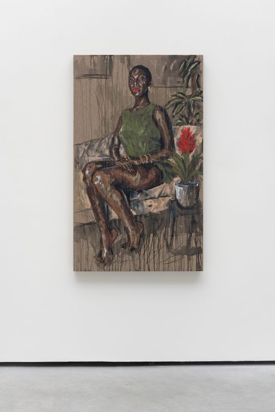 Aisha Mbikila by Panmela Castro contemporary artwork Painting