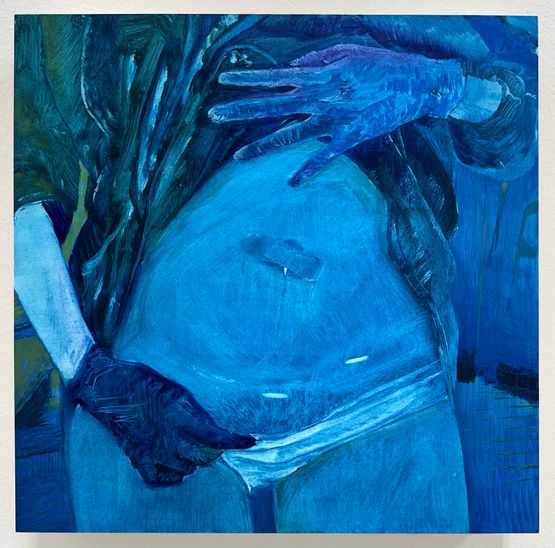 three secrets III by Nadia Waheed contemporary artwork Painting