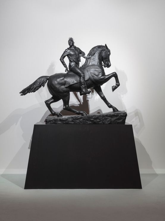 Rumors of War by Kehinde Wiley contemporary artwork Sculpture