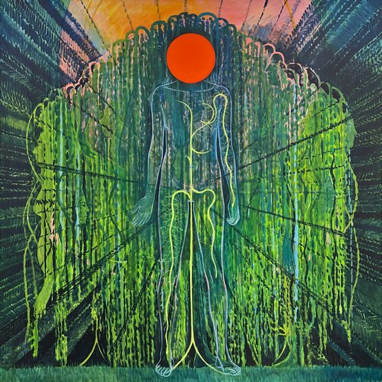 Giving Tree by Nadia Waheed contemporary artwork Painting
